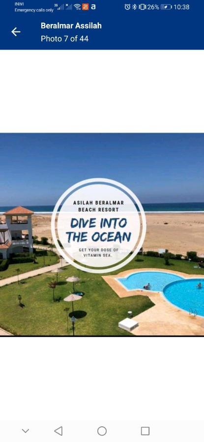Seaside Poolside Apartment Asilah Exterior foto